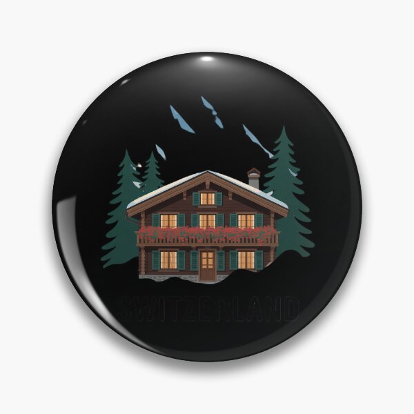 Item preview, Traditional Swiss Chalet Cute Switzerland Tourist designed and sold by LittleDame.