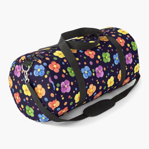 Item preview, Colorful Flowers on Black designed and sold by Jackofallart.