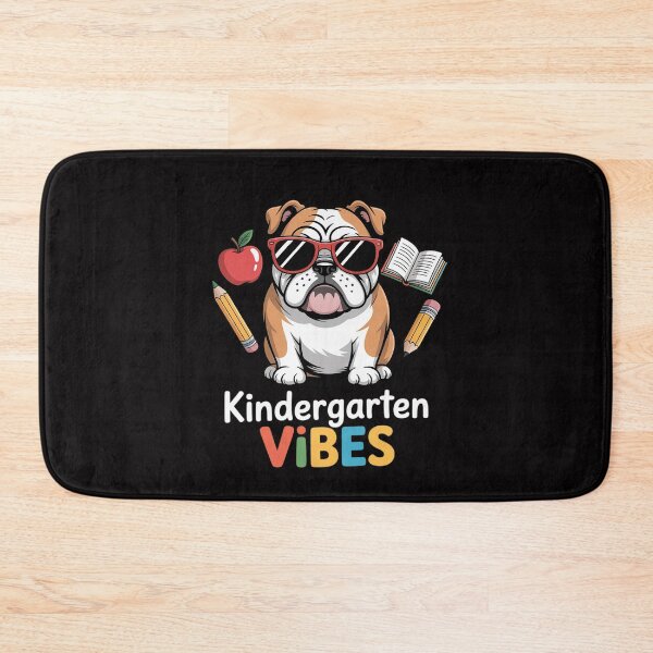Item preview, Kindergarten Vibes English Bulldog Dog First Day Of School Men Women Kids designed and sold by MuteElevent.