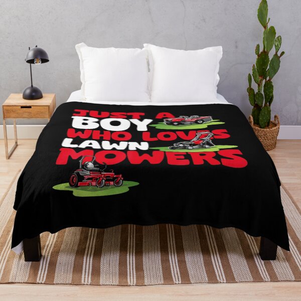 Item preview, Just A Boy Who Loves Lawn Mowers Lawn Mowing Lover For Kids designed and sold by JoannMinndy.