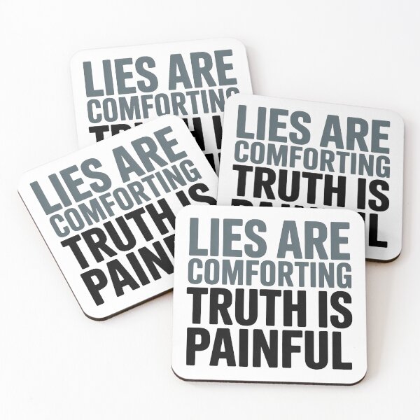 Item preview, Fourth Wing Quote, Lies Are Comforting Truth is Painful designed and sold by graphic-genie.
