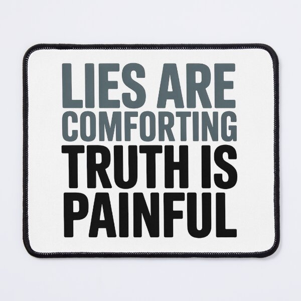 Item preview, Fourth Wing Quote, Lies Are Comforting Truth is Painful designed and sold by graphic-genie.
