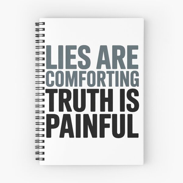 Item preview, Fourth Wing Quote, Lies Are Comforting Truth is Painful designed and sold by graphic-genie.