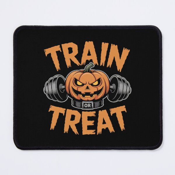 Item preview, Train Or Treat Funny Pumpkin,Dumbbell For Halloween Gym designed and sold by LittleDame.