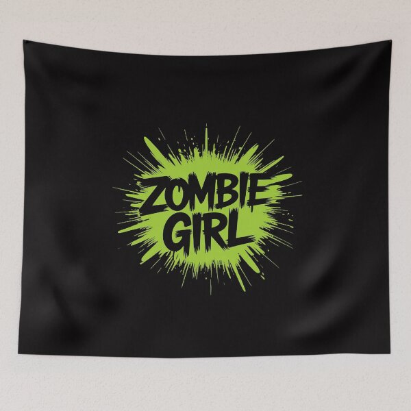 Item preview, Zombie girl cool lazy halloween zombies family girls designed and sold by MuteElevent.