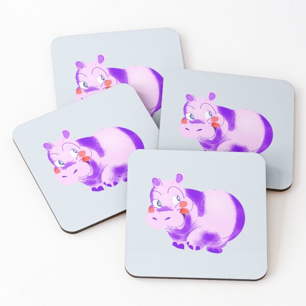 Item preview, Adorable Happy Hippo designed and sold by CharlottePlaceArt.
