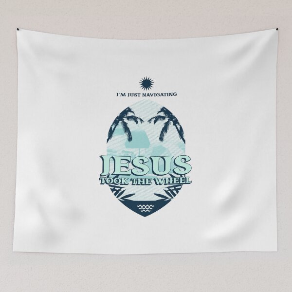 Item preview, Jesus Took the Wheel… I’m Just Navigating unique Christian design designed and sold by BandGTees.