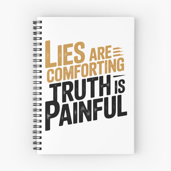 Item preview, Fourth Wing Quote, Lies Are Comforting Truth is Painful designed and sold by graphic-genie.