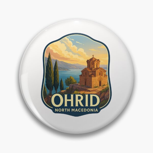 Item preview,  Sunset at Church of St. John at Kaneo – Ohrid, North Macedonia designed and sold by Places On Earth.