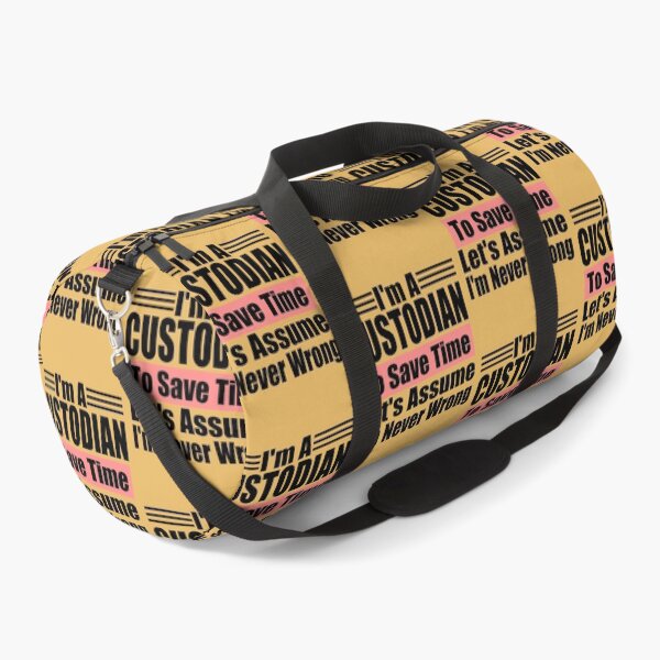 Item preview, I'm a Custodian to Save Time Let's assume I'm Never Wrong, Custodian Birthday, Protector Gift Idea designed and sold by karibov.
