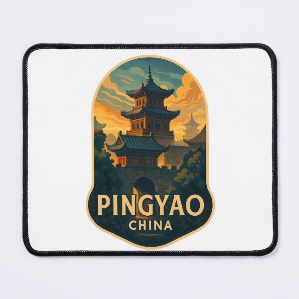 Item preview, Pingyao Ancient City Gate at Sunset – Shanxi, China designed and sold by Places On Earth.