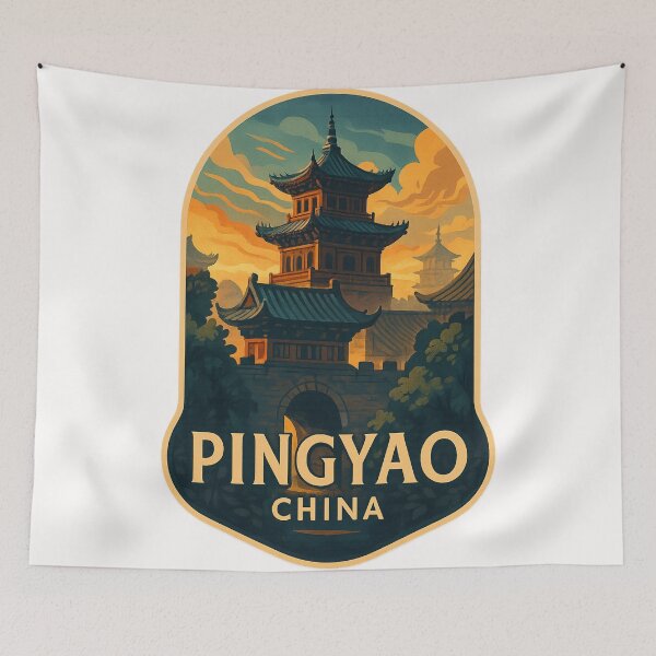 Item preview,  Pingyao Ancient City Gate at Sunset – Shanxi, China designed and sold by Places On Earth.