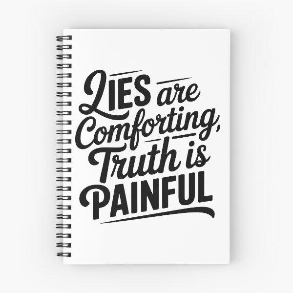 Item preview, Fourth Wing Quote, Lies Are Comforting Truth is Painful designed and sold by graphic-genie.