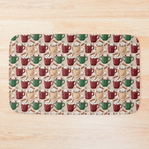 Item preview, Hot Chocolate Pattern | Christmas designed and sold by NicolasGlowArt.