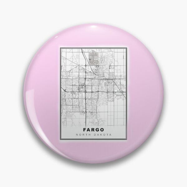 Item preview, Minimalist Fargo Map designed and sold by Tamas Das.