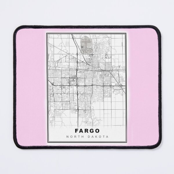 Item preview, Minimalist Fargo Map designed and sold by Tamas Das.