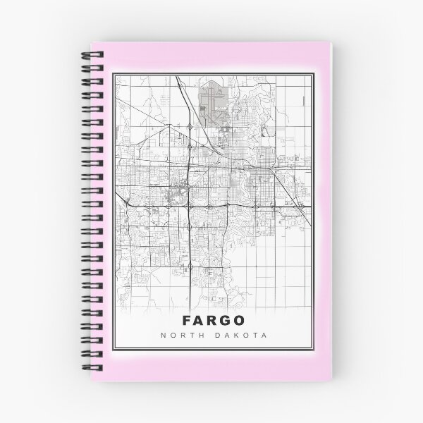 Item preview, Minimalist Fargo Map designed and sold by Tamas Das.