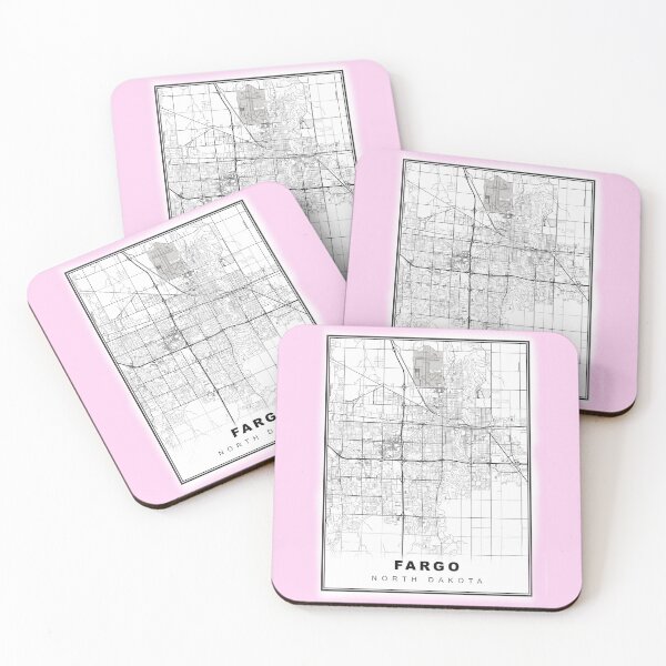 Item preview, Minimalist Fargo Map designed and sold by Tamas Das.