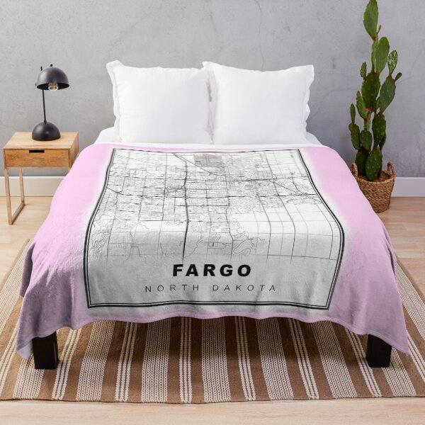 Item preview, Minimalist Fargo Map designed and sold by Tamas Das.
