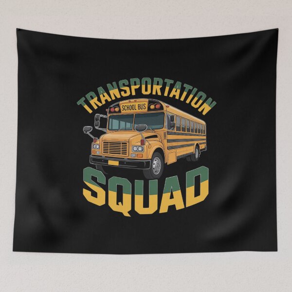 Item preview, Transportation Squad Back to School Bus Driver Monitor designed and sold by LittleDame.