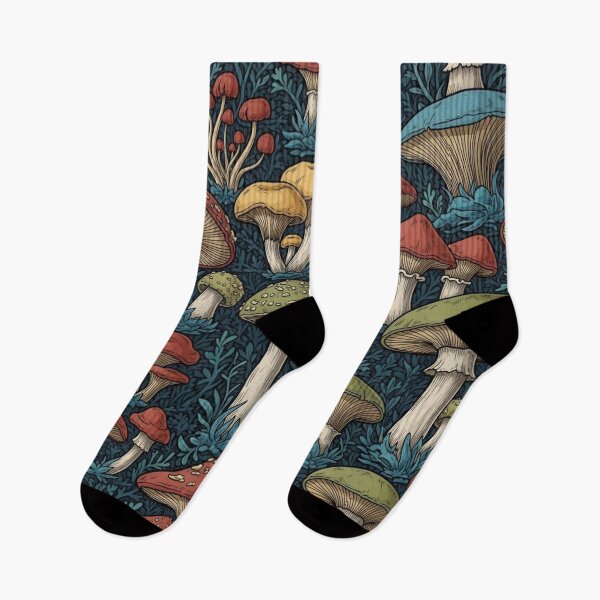 Item preview, Forager dream mushroom hunting and mycology pattern designed and sold by ikidyounot.