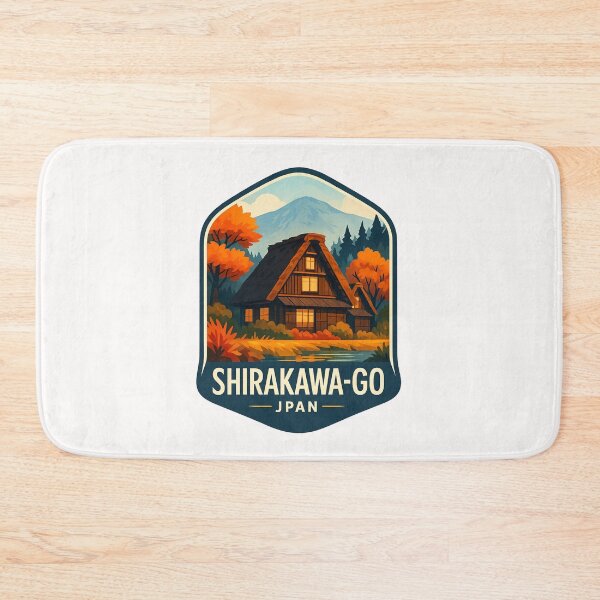 Item preview,  Autumn Scenery in Shirakawa-go, Gifu Prefecture designed and sold by Places On Earth.