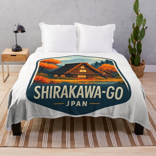 Item preview,  Autumn Scenery in Shirakawa-go, Gifu Prefecture designed and sold by Places On Earth.