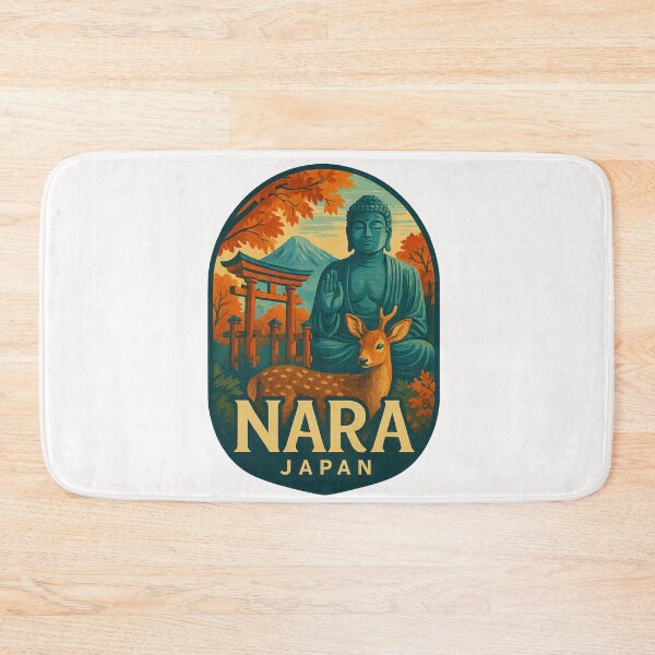 Item preview,  Great Buddha and Sika Deer in Nara, Japan designed and sold by Places On Earth.