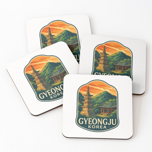 Item preview,  Sunset Over Pagoda and Hanok in Gyeongju, Korea designed and sold by Places On Earth.