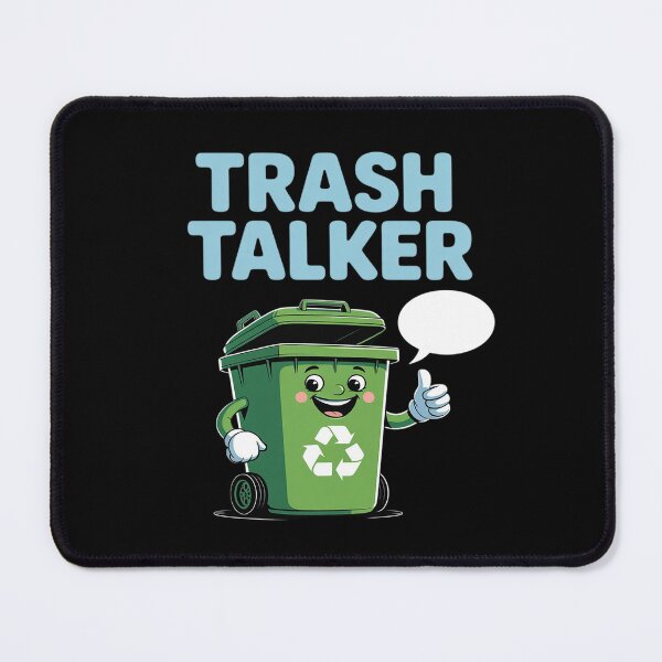 Item preview, Trash Talker Comic Recycling Bin Eco designed and sold by LittleDame.