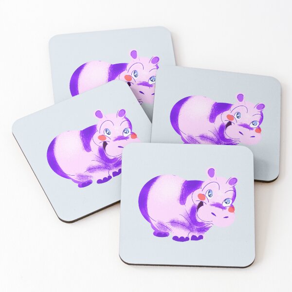 Item preview, Adorable Happy Hippo designed and sold by CharlottePlaceArt.