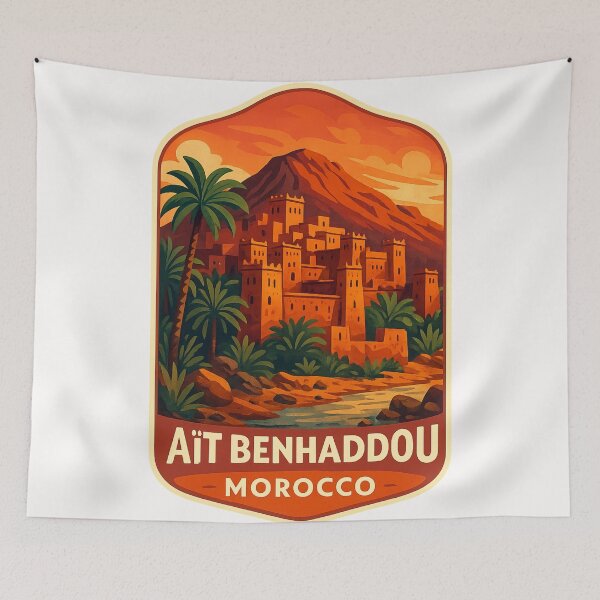 Item preview,  Aït Benhaddou Ksar in Ouarzazate Province, Morocco designed and sold by Places On Earth.