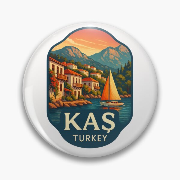Item preview, Coastal Hillside of Kaş, Turkey – Mediterranean Beauty designed and sold by Places On Earth.