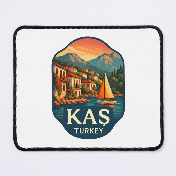 Item preview, Coastal Hillside of Kaş, Turkey – Mediterranean Beauty designed and sold by Places On Earth.