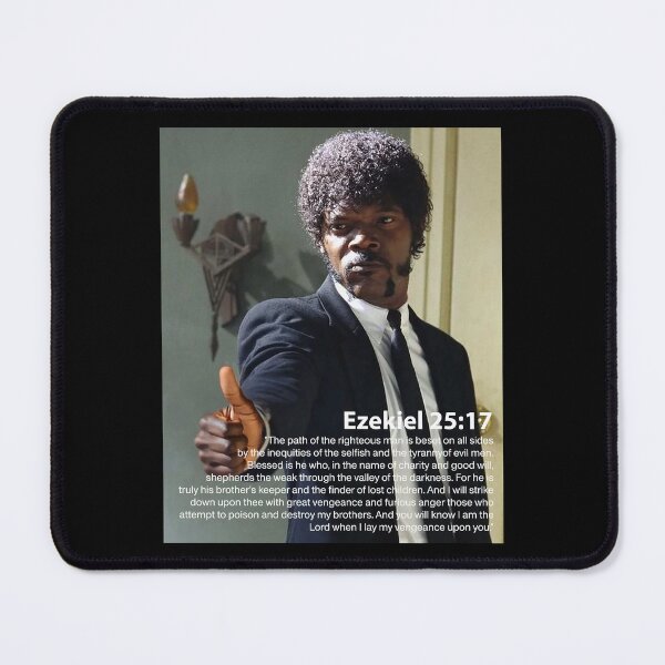 Item preview, EZEKIEL 25:17 FEAT. SAMUEL L. JACKSON designed and sold by Obedience Exalted Merchandize.