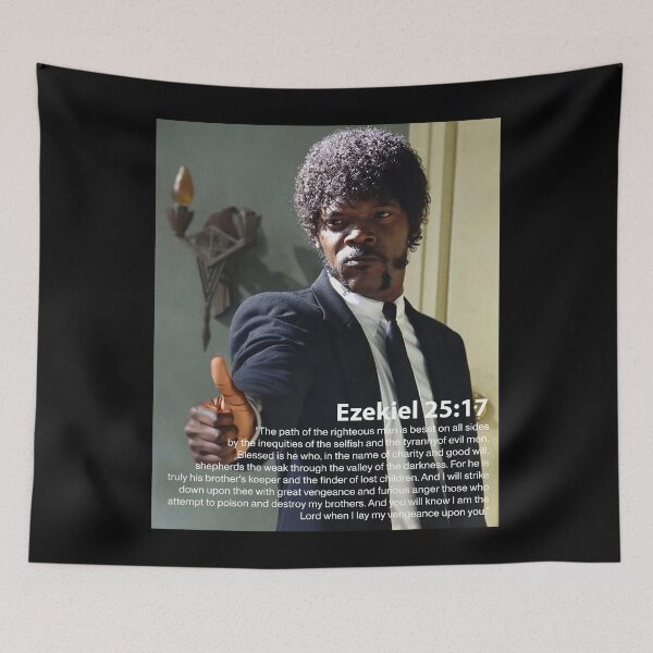 Item preview, EZEKIEL 25:17 FEAT. SAMUEL L. JACKSON designed and sold by Obedience Exalted Merchandize.