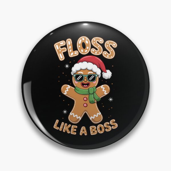 Item preview, Flossing Gingerbread Christmas Cute designed and sold by cosmicncozyS.