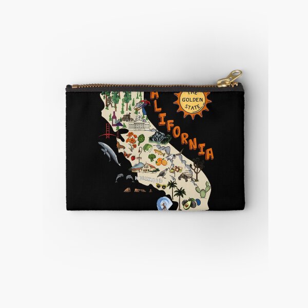 Item preview, California State Map With Colorful Pictures designed and sold by AlwineArndt.