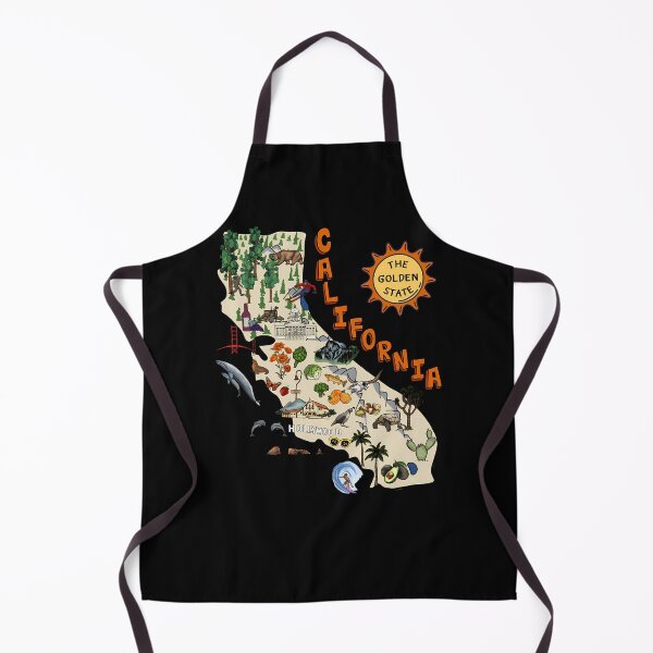 Item preview, California State Map With Colorful Pictures designed and sold by AlwineArndt.