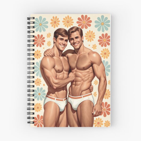 Item preview, Pop Poster Duo: Vintage Gay Flower Power designed and sold by gayishdesign.