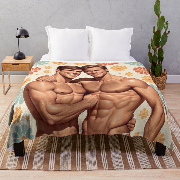 Item preview, Pop Poster Duo: Vintage Gay Flower Power designed and sold by gayishdesign.