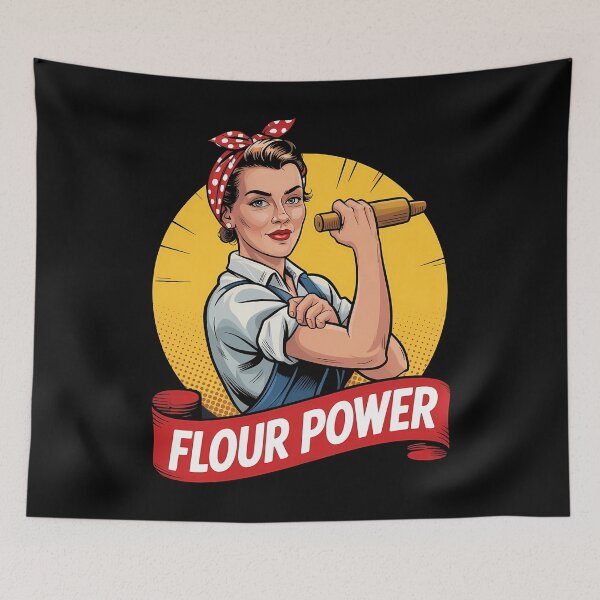 Item preview, Flour Funny Baking Baker designed and sold by cosmicncozyS.