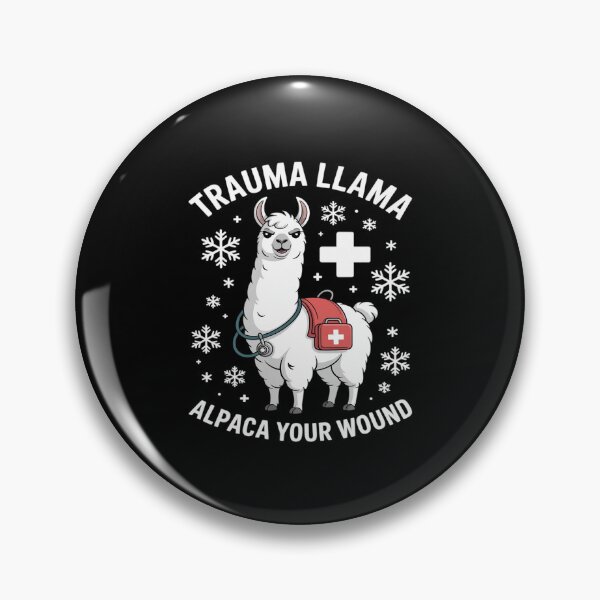 Item preview, Trauma Llama Alpaca Your Wound EMT Funny Llama Medic designed and sold by GasVille.