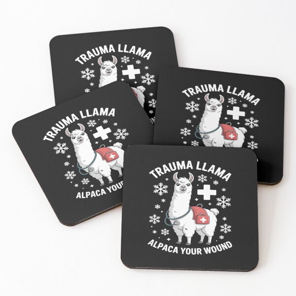 Item preview, Trauma Llama Alpaca Your Wound EMT Funny Llama Medic designed and sold by GasVille.