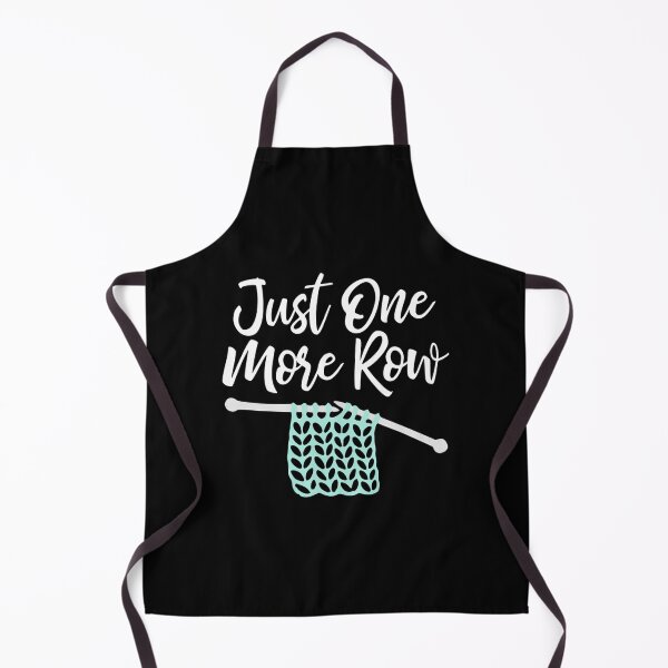 Item preview, Just One More Row - Funny Knitting Print designed and sold by LeanneCarolina.