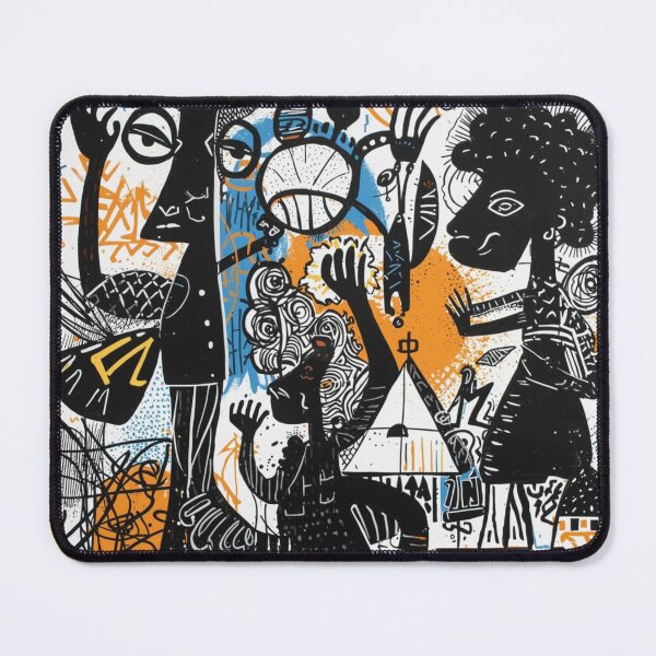 Item preview, Vibrant Abstract Afro Art – Bold Modern Tribal Expression Illustration designed and sold by Raja265.
