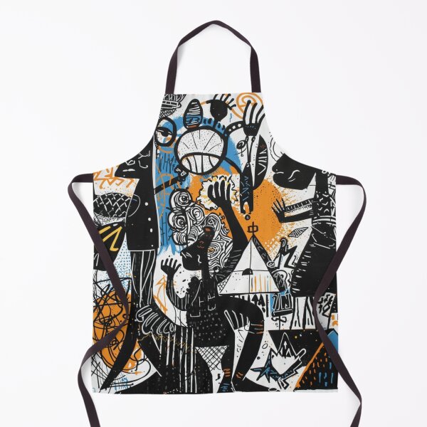 Item preview, Vibrant Abstract Afro Art – Bold Modern Tribal Expression Illustration designed and sold by Raja265.