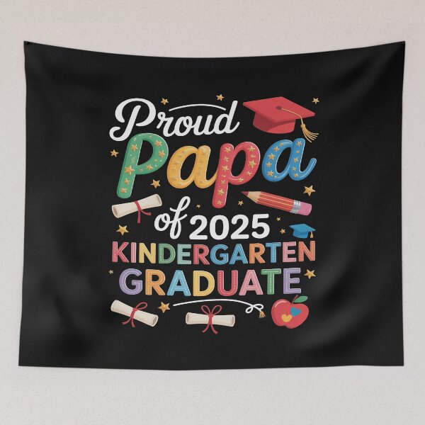 Item preview, Proud Papa of a Class of 2025 Kindergarten Graduate designed and sold by GaryPacheco6.