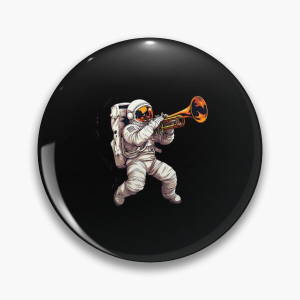 Item preview, Astronaut Plays The Trumpet designed and sold by JaneJanie.