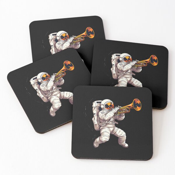 Item preview, Astronaut Plays The Trumpet designed and sold by JaneJanie.